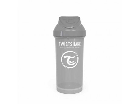 TWISTSHAKE ČAŠA SA SLAMKOM 360ML 12 PASTEL GREY