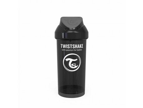 TWISTSHAKE ČAŠA SA SLAMKOM 360ML 12 BLACK