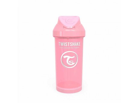 TWISTSHAKE ČAŠA SA SLAMKOM 360ML 12 PINK