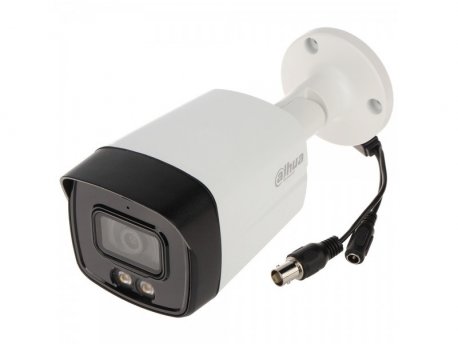 DAHUA Kamera HAC-HFW1239TLM(-A)-LED 2Mpix, 3,6mm ugradjen mikrofon,FULL COLOR metalno kuciste 40m