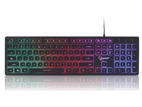 GEMBIRD KB-UML-01 Rainbow multimedijalna tastatura sa pozadinskim osvetljenjem