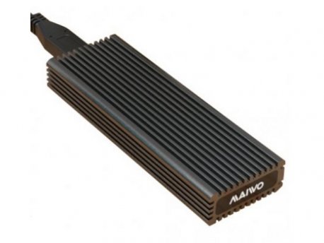 MAIWO Externo Kućište USB 3.2 za NVMe i SATA M.2 SSD, sa USB 3.1 tip C kablom K1687P2