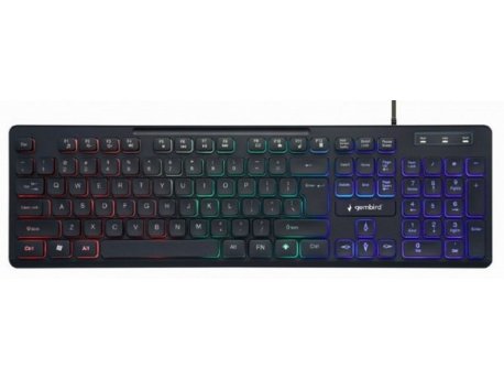 GEMBIRD KB-UML-02 Rainbow multimedijalna tastatura sa pozadinskim osvetljenjem