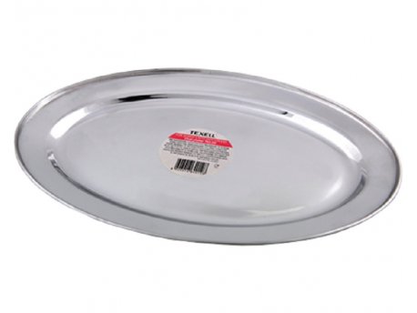 TEXELL Oval inox 40 x 26,5cm TIO-40