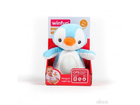 WIN FUN Igračka svetleći pingvin plava