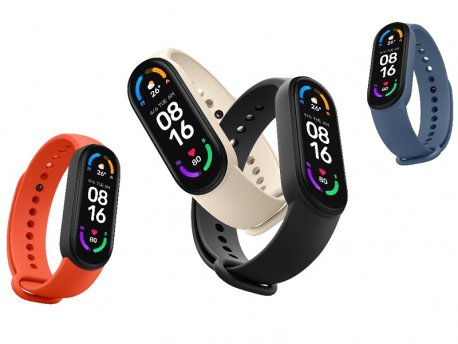 XIAOMI Narukvica Mi Smart Band 6- 3kom crna, narandžasta, plava