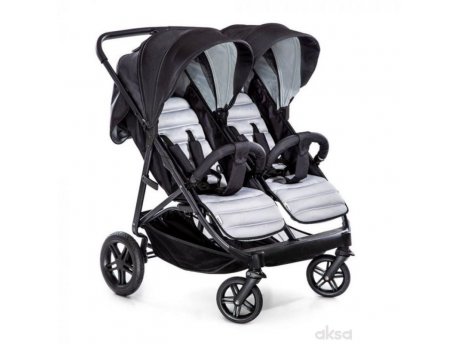 Hauck Kolica za blizance Rapid 3R Duo, Silver A030422