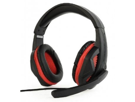 GEMBIRD GHS-03 Stereo gejmerske slušalice sa mikrofonom+volume kontrolom matte black, 2x3.5mm