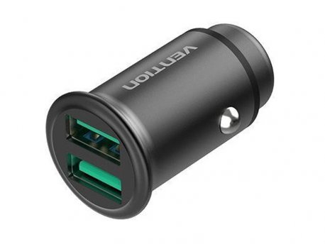 Vention Punjač za auto 25W Dual USB (CC-85-H)