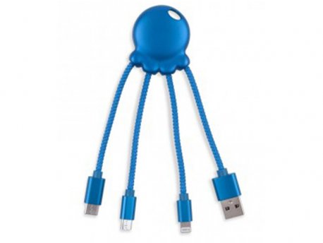XOOPAR OCTOPUS 2 - All-in-one adapter - Metallic Blue (XP61040.16M)