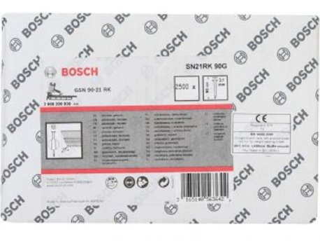 BOSCH Ekser sa prugama okrugla glava SN21RK 90G 3,1 mm, 90 mm, pocinkovana, glatka
