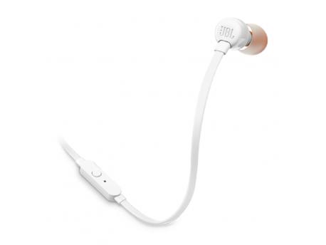 JBL Bubice sa mikrofonom T110 (Bela)