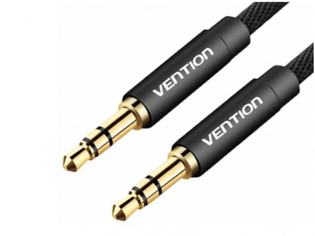 Vention 3.5mm audio kabl M/M, 1m, crni (BAGBF)