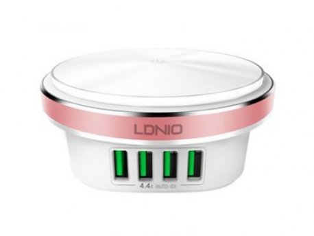 SIYOTEAM USB punjač, 4-Porta / 5V / 4.4A 22W / Beli (A4406)