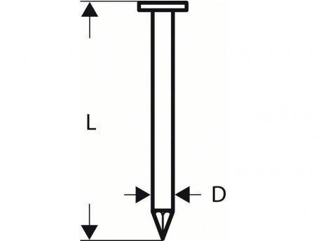 BOSCH Ekser sa prugama okrugla glava SN21RK 90, 3,1 mm, 90 mm, čista, glatka