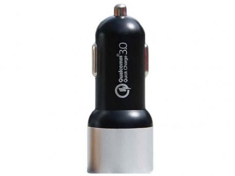 Xipin Auto punjač CX22, dual USB / 5V-3A/9V-2A/12V-1.5A / Crno-Sivi (CX22 black/silver)