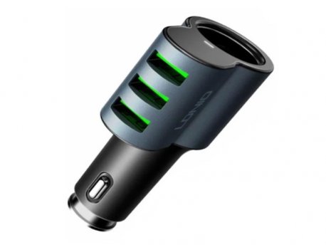 SIYOTEAM Auto punjač sa socket adapterom i 3xUSB 5.1A / Micro kabl (CM11-M)