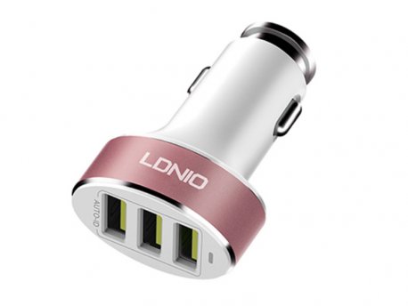 SIYOTEAM Auto punjač 3xUSB 5.1A / Micro kabl (C501-M)