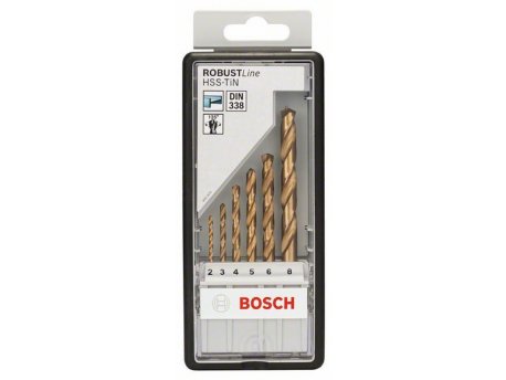 BOSCH 6-delni Robust Line set burgija za metal HSS-TiN 2607010530