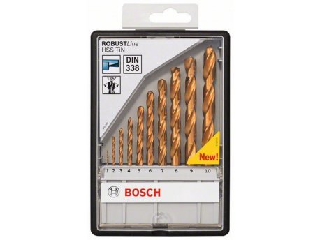 BOSCH 10-delni Robust Line set burgija za metal 2607010536