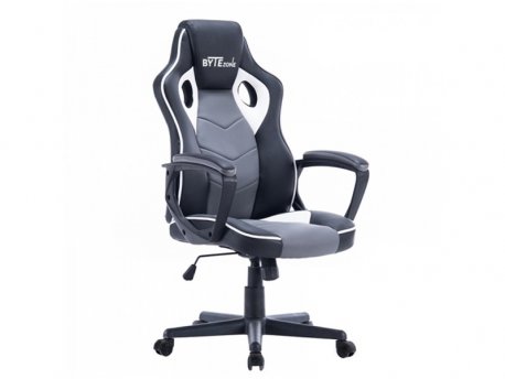 BYTEZONE Gaming stolica Racer (Crno-Siva)