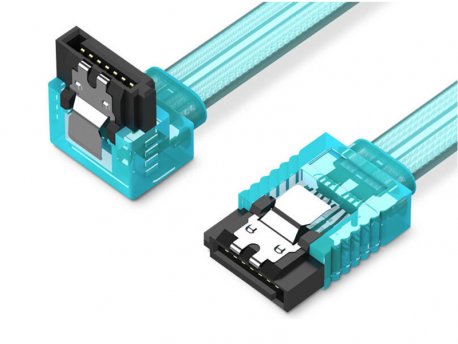 Vention Ugaoni SATA3 kabl 0.5m, Plavi (KDDSD)