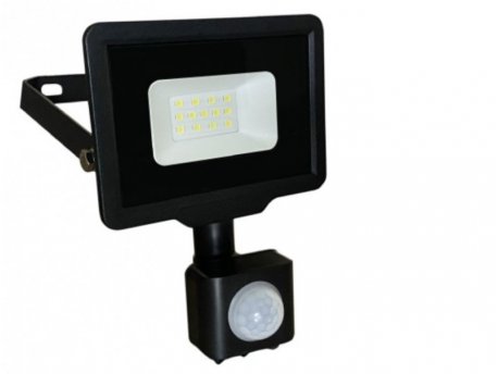 PROSTO LED reflektor sa PIR senzorom 10W 6500K LRF008SW-10/BK