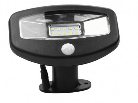 PROSTO Solarni LED reflektor sa PIR senzorom 1W LRFS-15S010-W/BK