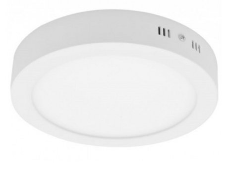 PROSTO LED okrugla nadgradna panel svetiljka 6W 3000K toplo bela 122mm LNP-O-6/WW