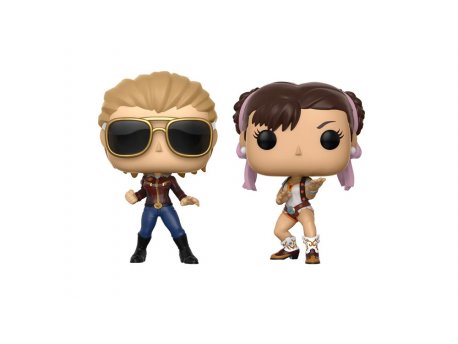 FUNKO Capcom vs Marvel POP! Vinyl 2-Pack Captain Marvel vs Chun-Li