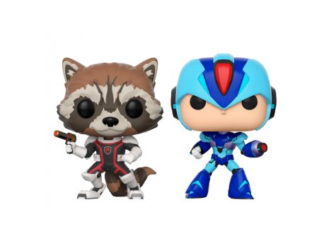 FUNKO Capcom vs Marvel POP! Vinyl 2-Pack Rocket vs MegamanX