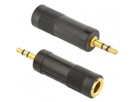 GEMBIRD 6.35 mm ženski na 3.5 mm muški audio adapter (A-6.35F-3.5M)