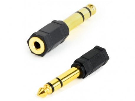 GEMBIRD 6.35mm stereo plug na 3.5mm stereo ulaz CAGP23930BK (A-6.35M-3.5F)
