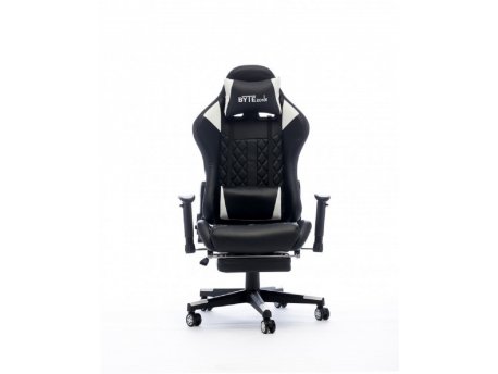 BYTEZONE Gaming stolica Carbon (Crno-Bela)