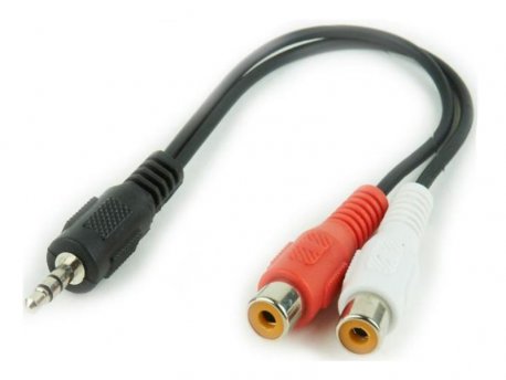 GEMBIRD 3.5mm stereo na RCA kabl, 0.2m (CCA-406)