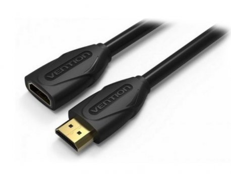 Vention HDMI (m) u HDMI (z) kabl, 2m, crni (VAA-B06-B200)