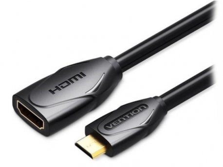 Vention Mini HDMI ekstenzioni kabl 1m, crni (ABAAF)