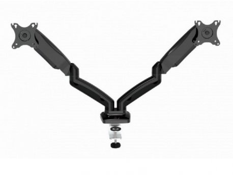 GEMBIRD MA-DA2-01 Podesivi dupli stoni drzac za monitor, tilt,13-27'' max.2x7kg
