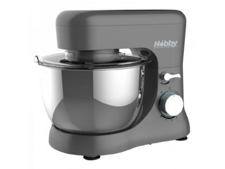 HOBBY HSM1000CG kuhinjski robot, 1000W,INOX posuda 4.5L,planetarna rotacija,sivi