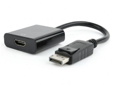 GEMBIRD DisplayPort na HDMI adapter, crni (AB-DPM-HDMIF-002)