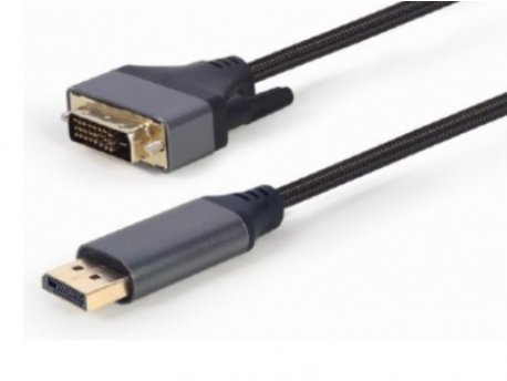 GEMBIRD DisplayPort na DVI kabl 4K/30 Hz, Premium Series 1.8m (CC-DPM-DVIM-4K-6)