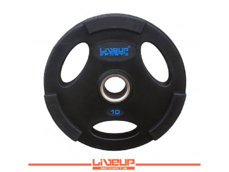 LiveUp LS2131 Urethan disk tegovi sa hvatom fi50mm, 10kg