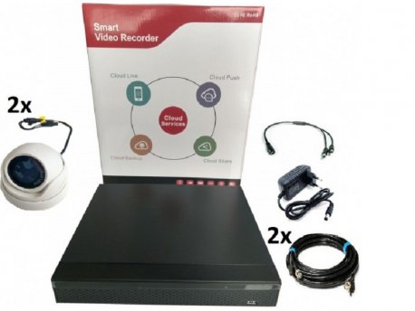 DAHUA Elteh-01 set 2 kamere 5mpx+dvr+napajanje+ 2x 10m kabla