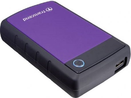 TRANSCEND TS4TSJ25H3P External HDD 4 TB, H3P, USB 3.1, 2.5'', Backup software, Crna/Ljubičasta