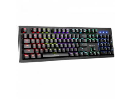 MARVO Tastatura USB Marvo KG909 mehanička , multimedijalna gejmerska sa plavim mehaničkim prekidačima, 002-0149