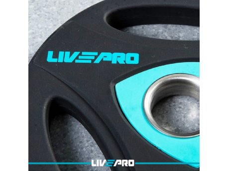 LivePro LivePro Premium Olimpijski Urethan tegovi sa hvatom 1.25kg - LP8020