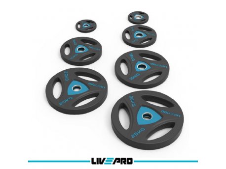 LivePro LivePro Premium Olimpijski Urethan tegovi sa hvatom 2.5kg - LP8020