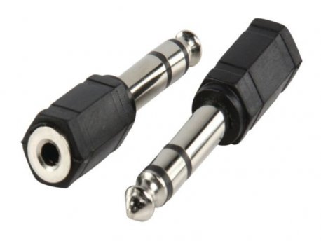 GEMBIRD 6.35mm stereo na 3.5mm stereo socket AC-007 (CAGP23930BK)