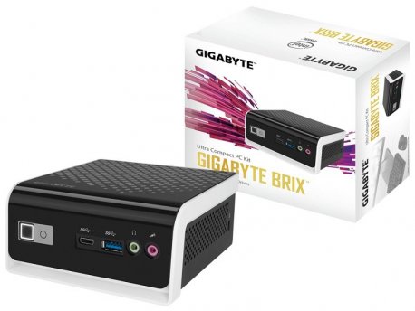 GIGABYTE GB-BLCE-4000C BRIX Mini PC Intel Dual Core N4000 1.1GHz (2.6 GHz), 4GB, 120GB SSD // Win 10 Pro