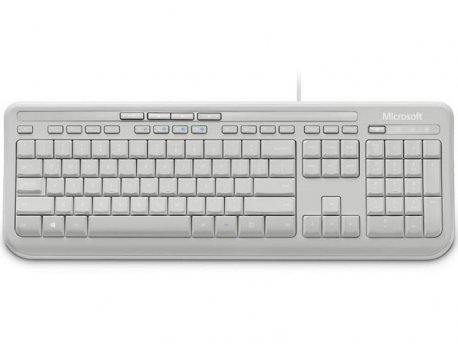 MICROSOFT Wired Keyboard 600 žicna  bela (ANB-00032)
